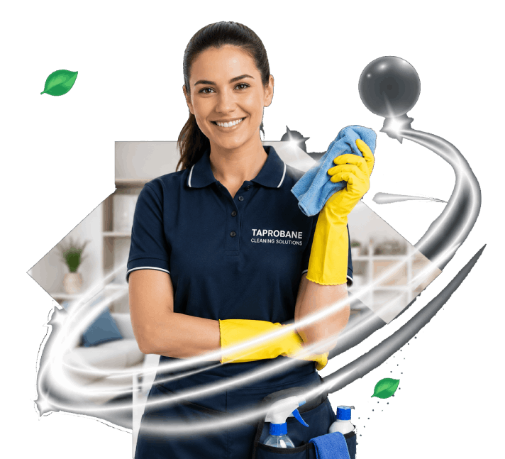 Taprobane Cleaning Solutions professional cleaner ready to provide residential cleaning services in Auckland